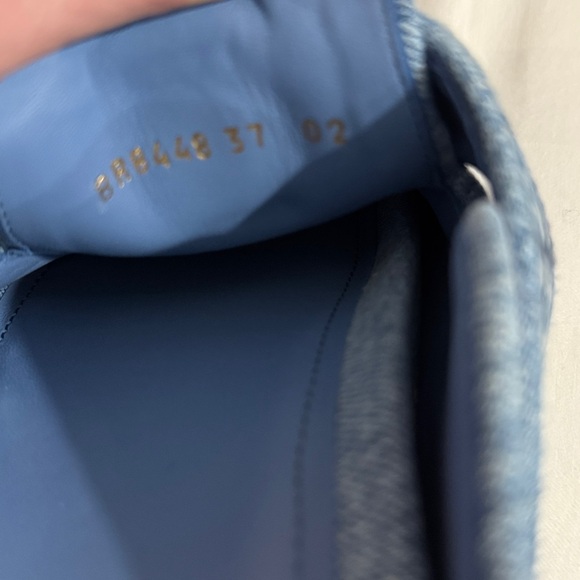 FENDI shoes denim logo buckle mules blue NEW 37 - Picture 4 of 9